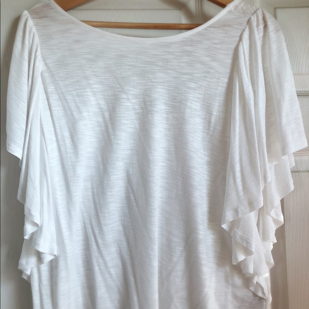 NWOT GAP Flutter Sleeve Top ~ Size Small
